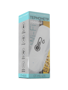 Орбита OT-HOS26 Умный термометр-гигрометр (Wi-Fi, 2*ААА)